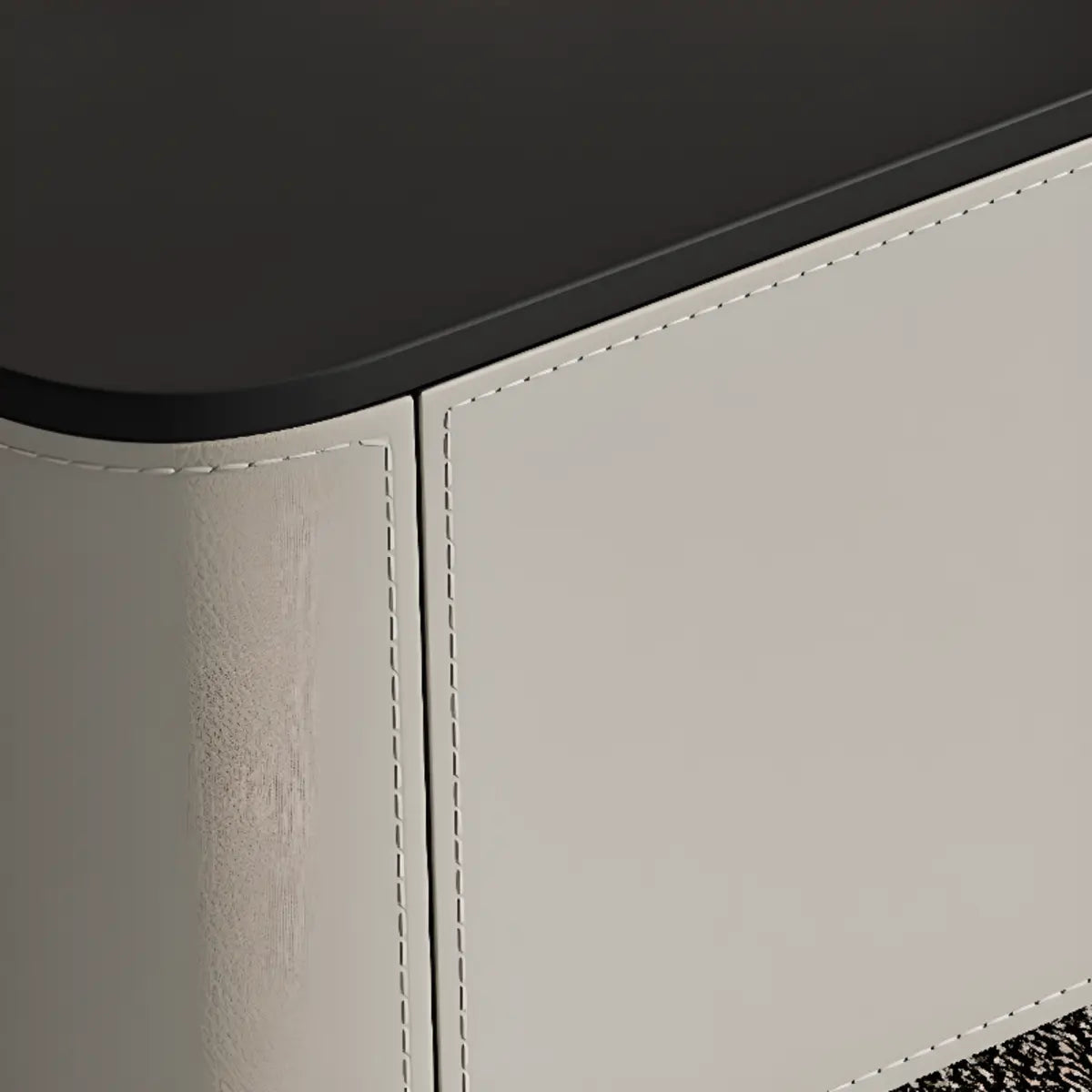 Rectangle Glass Drawer Steel Bunching Coffee Table