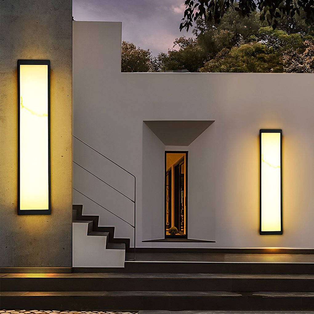 Rectangle Outdoor Wall Lights LED Wall Lamp Wall Sconce Lighting Wall Mounted Lights-Lighom