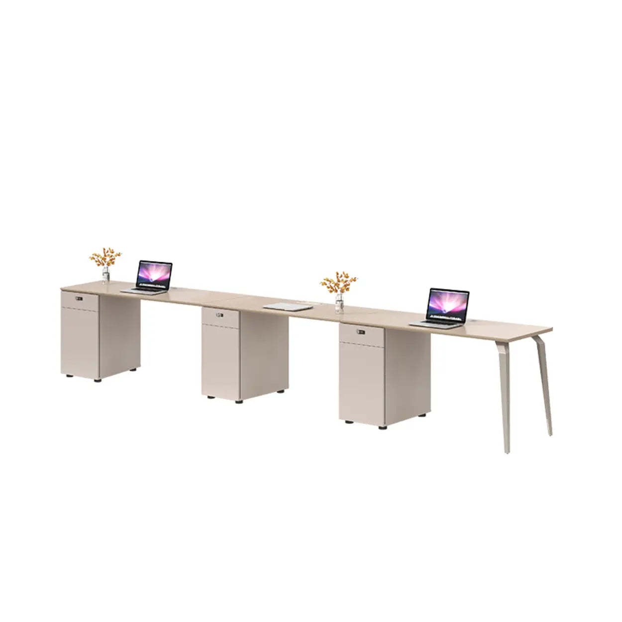Rectangle Storage Shelf Cabinet Computer Desk
