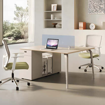 Rectangle Storage Shelf Cabinet Computer Desk