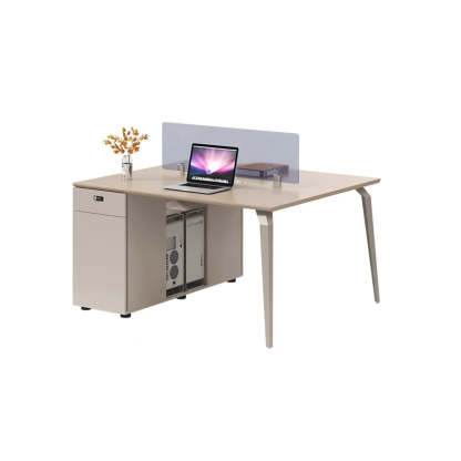 Rectangle Storage Shelf Cabinet Computer Desk — Table Only