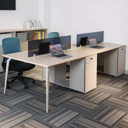 Rectangle Storage Shelf Cabinet Computer Desk