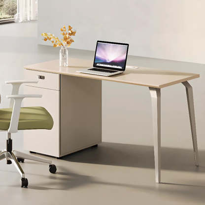 Rectangle Storage Shelf Cabinet Computer Desk