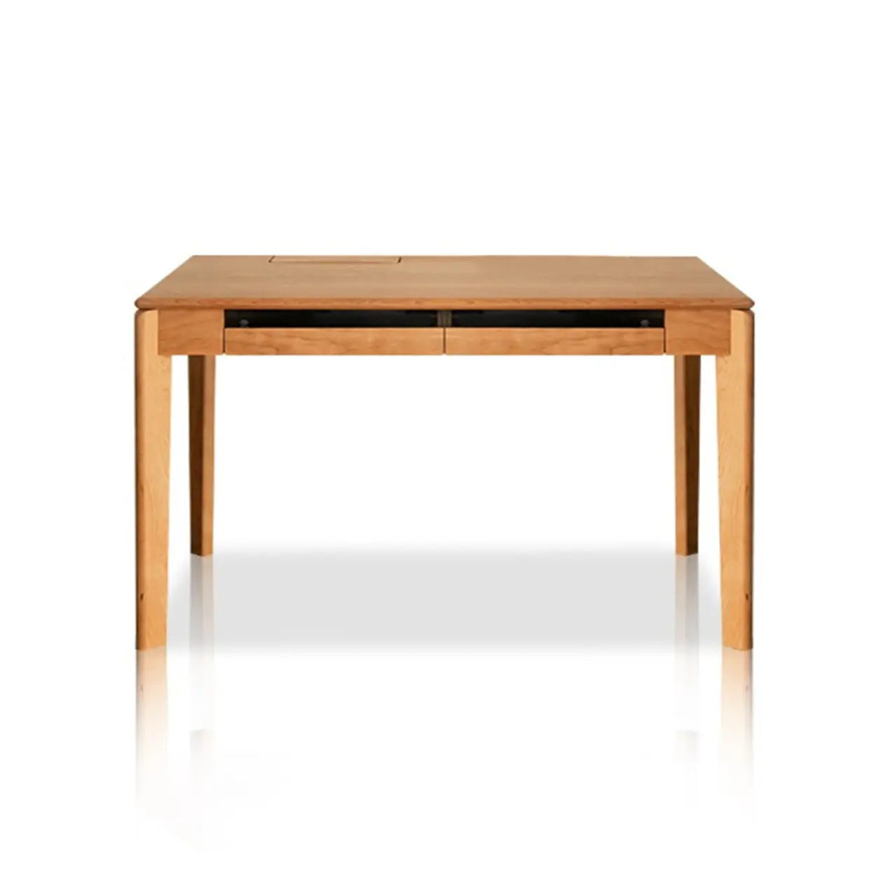 Wooden Butcher Block Rectangular Drawer Writing Desk