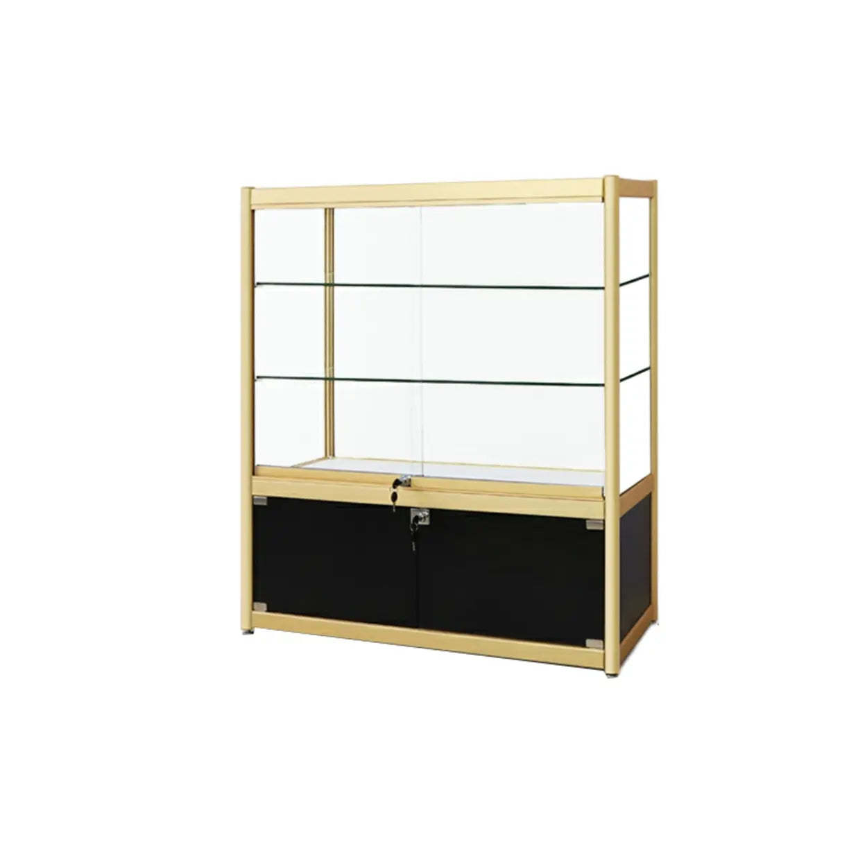 Curio storage metal glass wood wine cabinets for living room
