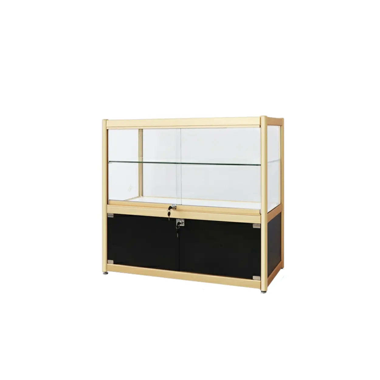 Lighom modern storage display metal glass wood wine cabinets