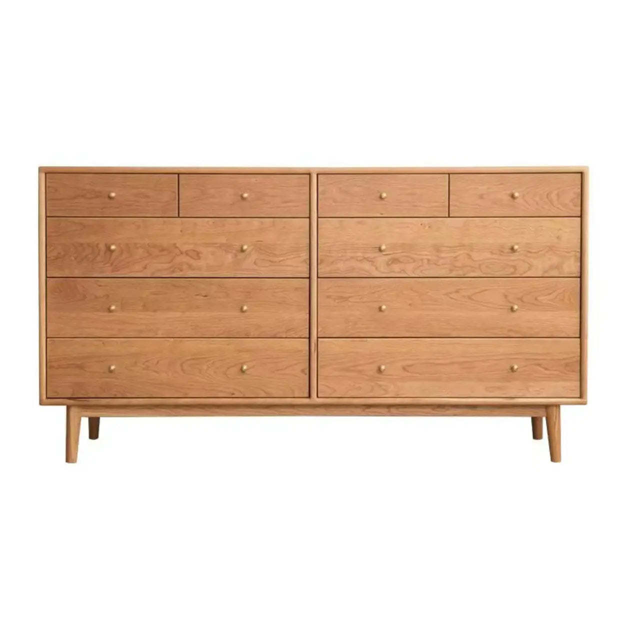 Natural Oak Horizontal Storage Dresser