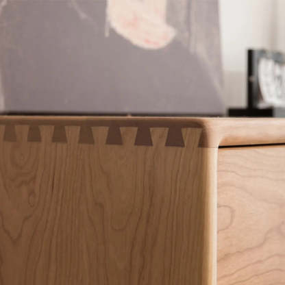 Natural Oak Horizontal Storage Dresser