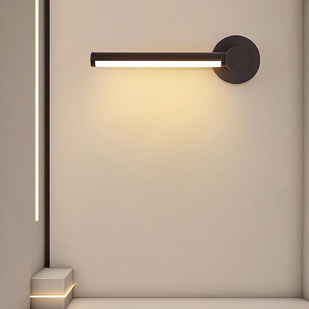 Rectangular Shaped Thin Long Style Wall Sconces with Aluminum Acrylic Design-Lighom