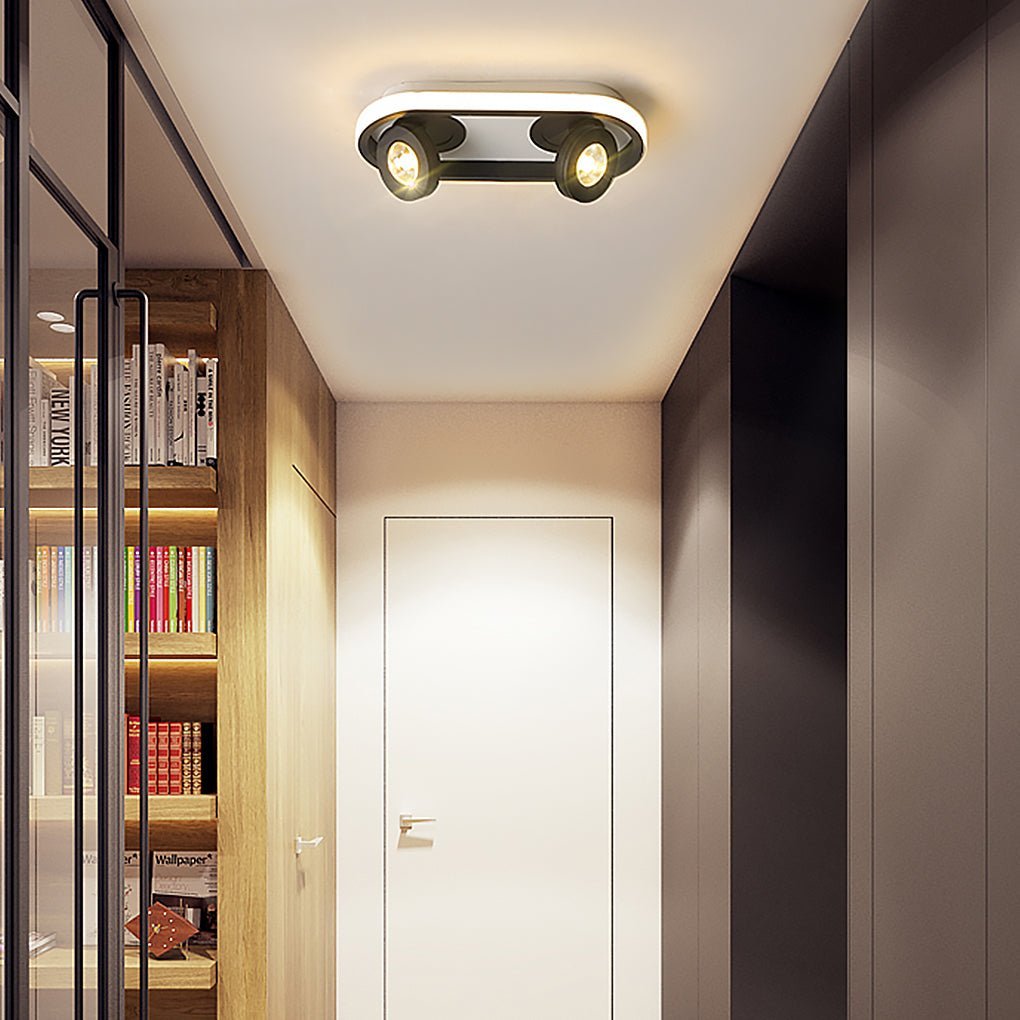 Rectangular Strip Flush Mount Kitchen Light