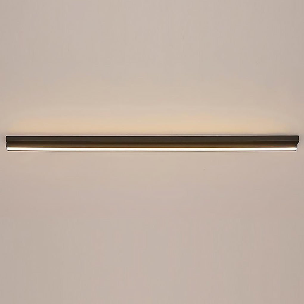 Rectangular Thin Long Strip LED Flush Mount Wall Light