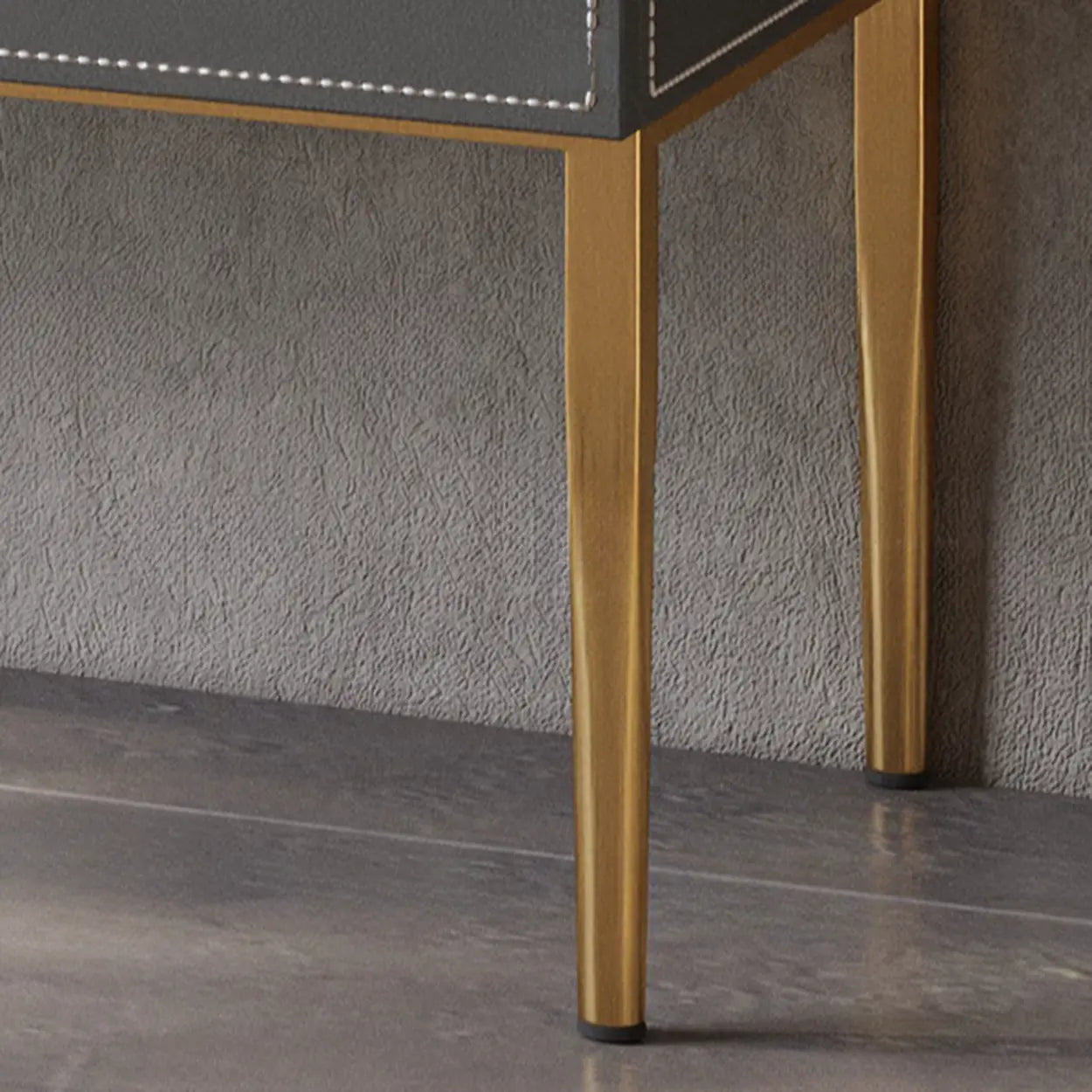 Rectangular Gray Wood Storage Console Table