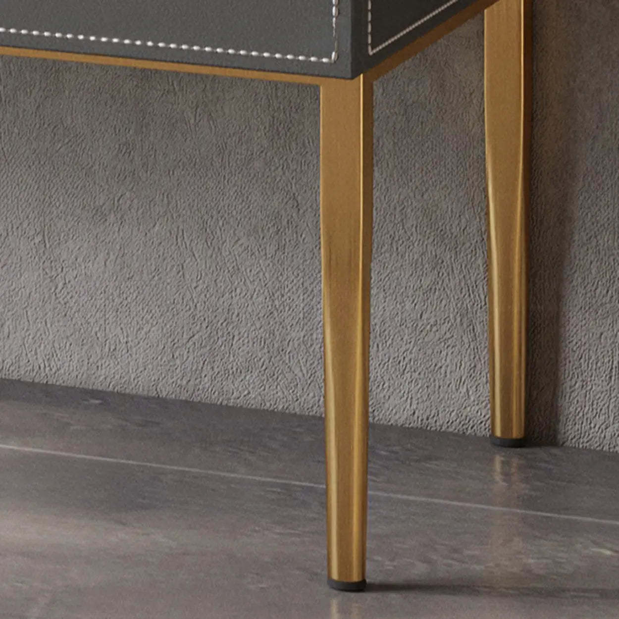 Rectangular Gray Wood Storage Console Table
