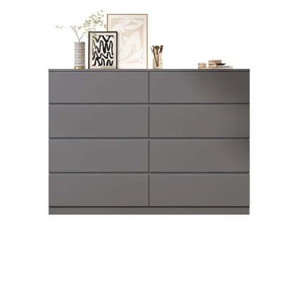 White Wood Soft-Close Drawer Entry Dresser — 6 / Cream