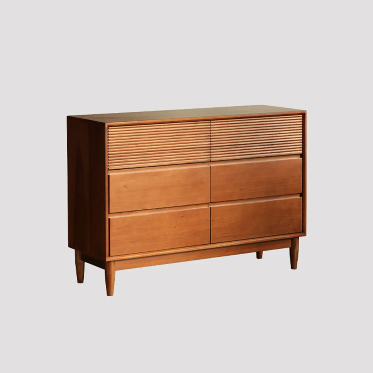 Brown Wooden Rectangular Storage Dresser