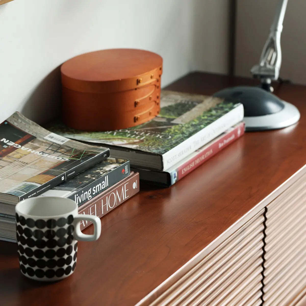 Brown Wooden Rectangular Storage Dresser