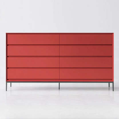 Red Wood Horizontal Dresser