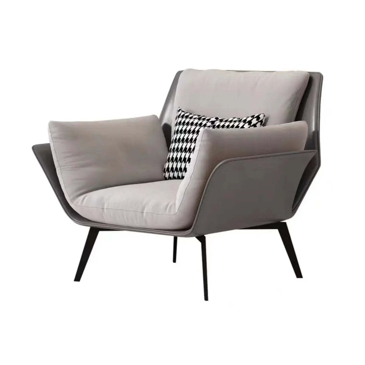 Corduroy Accent Chair with Removable Cushions