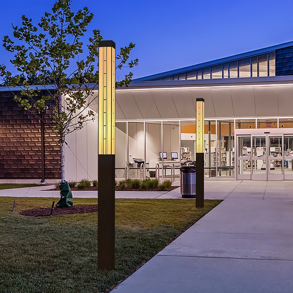 Retro Waterproof Outdoor Pole Lights Lamp Post Lights Public Lighting-Lighom