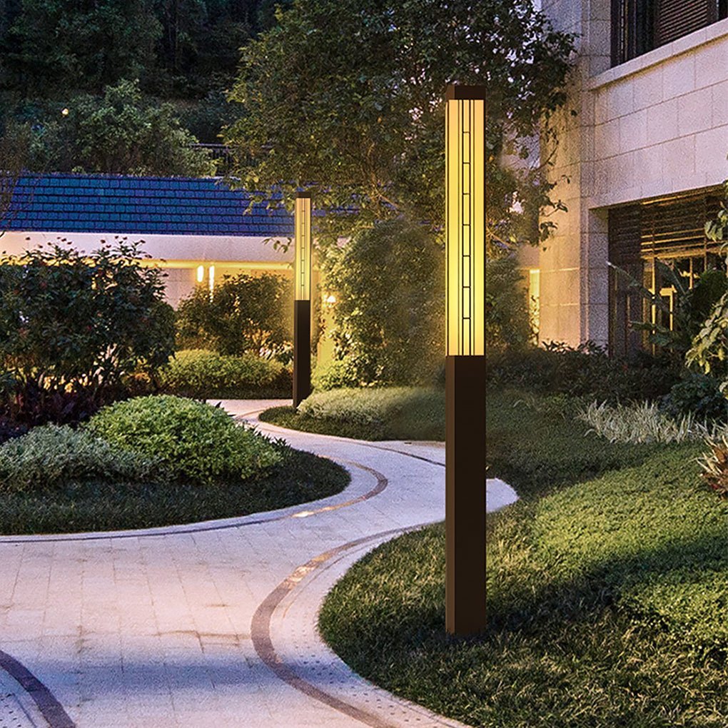 Retro Waterproof Outdoor Pole Lights Lamp Post Lights Public Lighting-Lighom