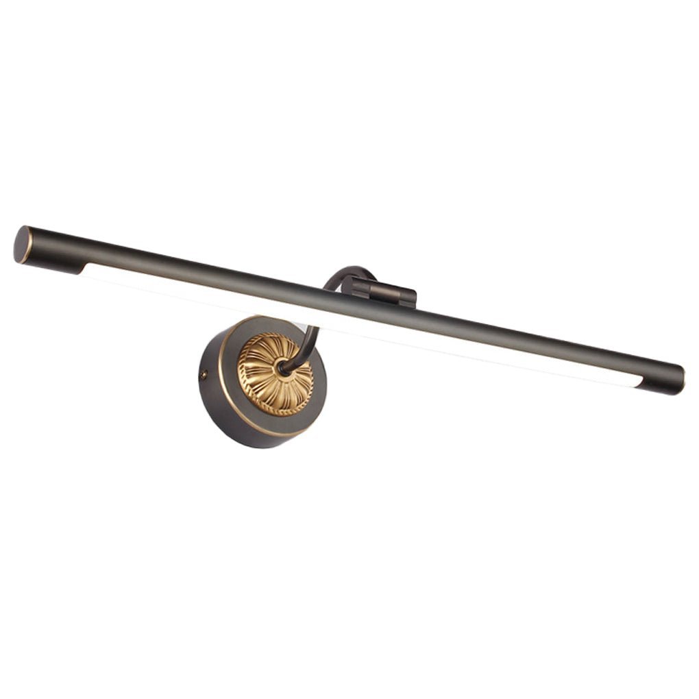 Black Copper Linear Rotatable Bathroom Vanity Light with 240° Adjustable LED Head-Lighom