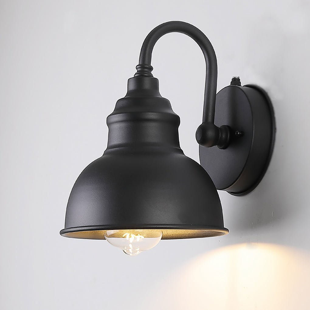 Retro Outdoor Waterproof Balcony Exterior Wall Light Gate Light with Light Sense-Lighom