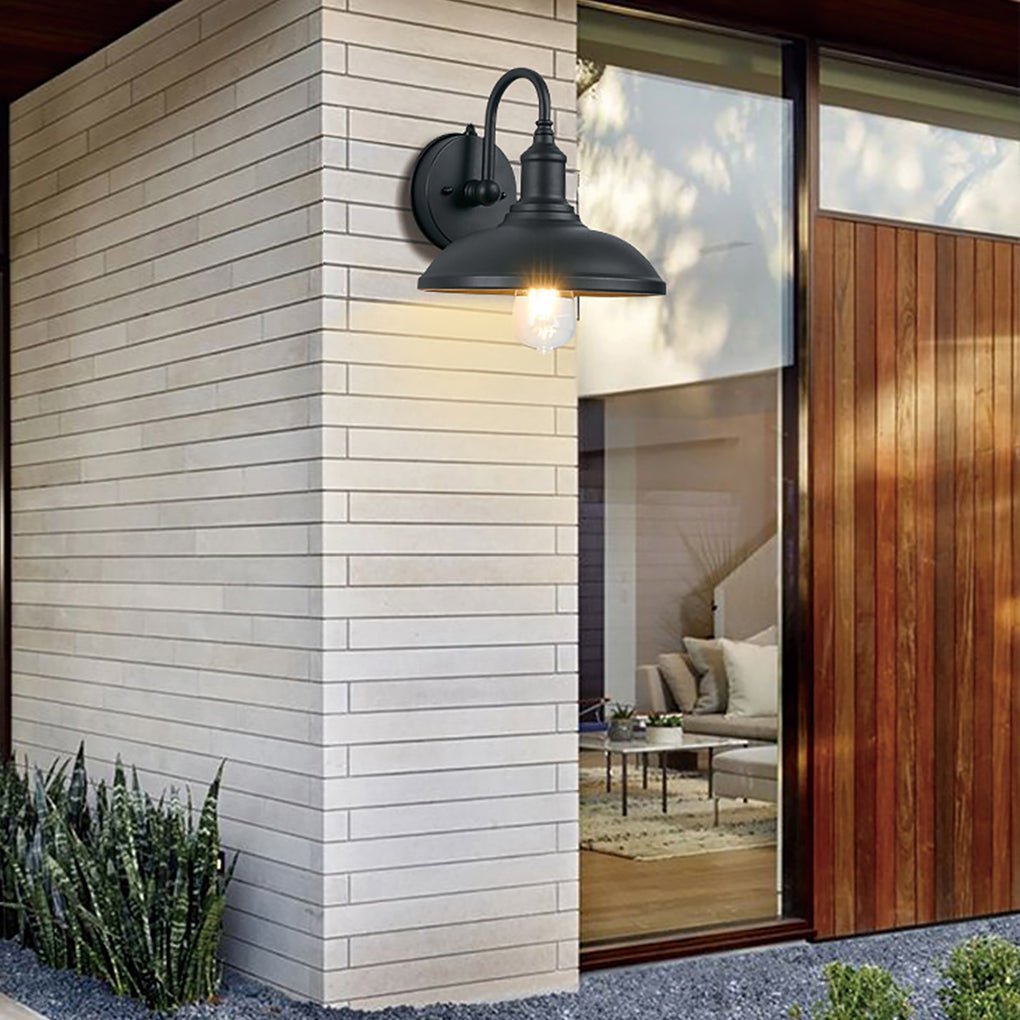 Retro Outdoor Waterproof Induction LED Wall Sconces Balcony Stair Garden Light-Lighom