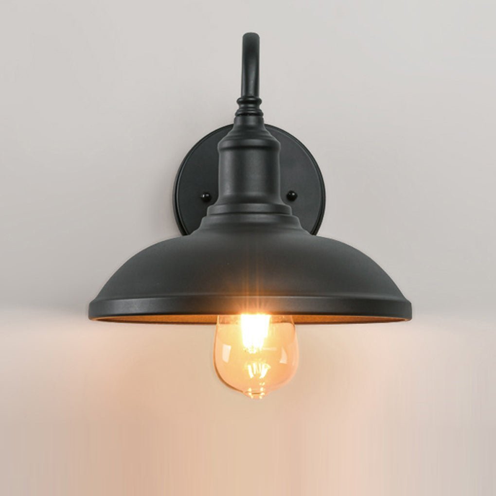 Retro Outdoor Waterproof Induction LED Wall Sconces Balcony Stair Garden Light-Lighom