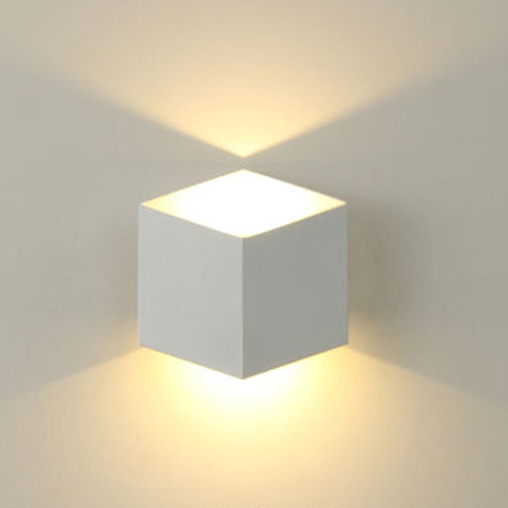 Square Waterproof up and down Lighting LED Modern Outdoor Wall Lights-Lighom