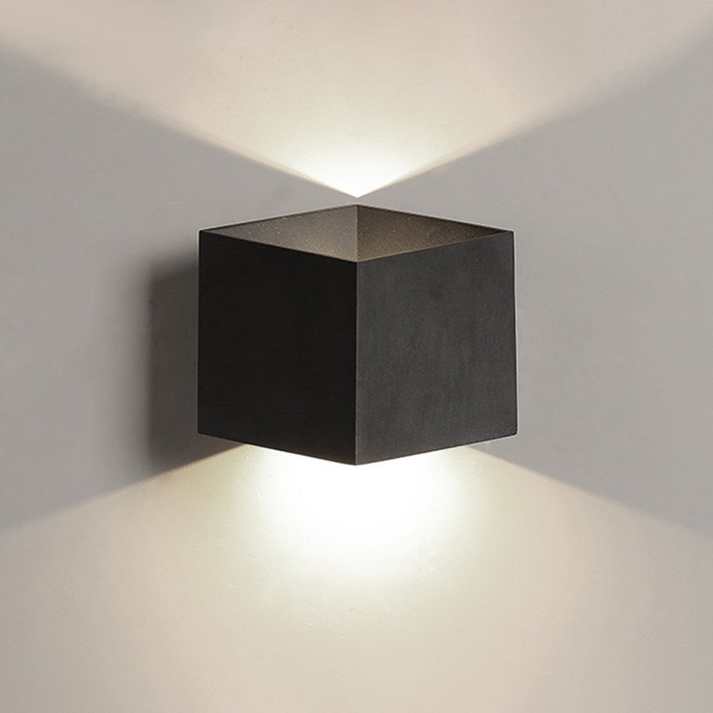 Square Waterproof up and down Lighting LED Modern Outdoor Wall Lights-Lighom