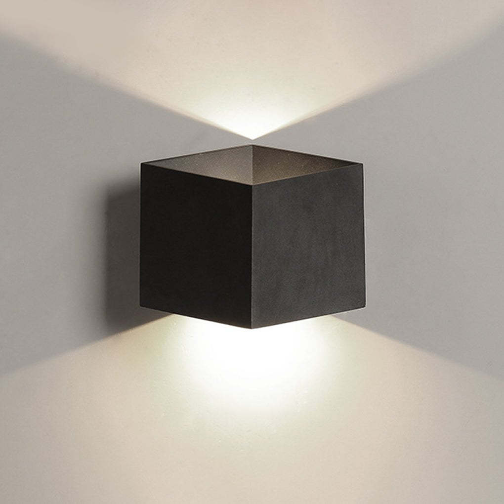Square Waterproof up and down Lighting LED Modern Outdoor Wall Lights-Lighom