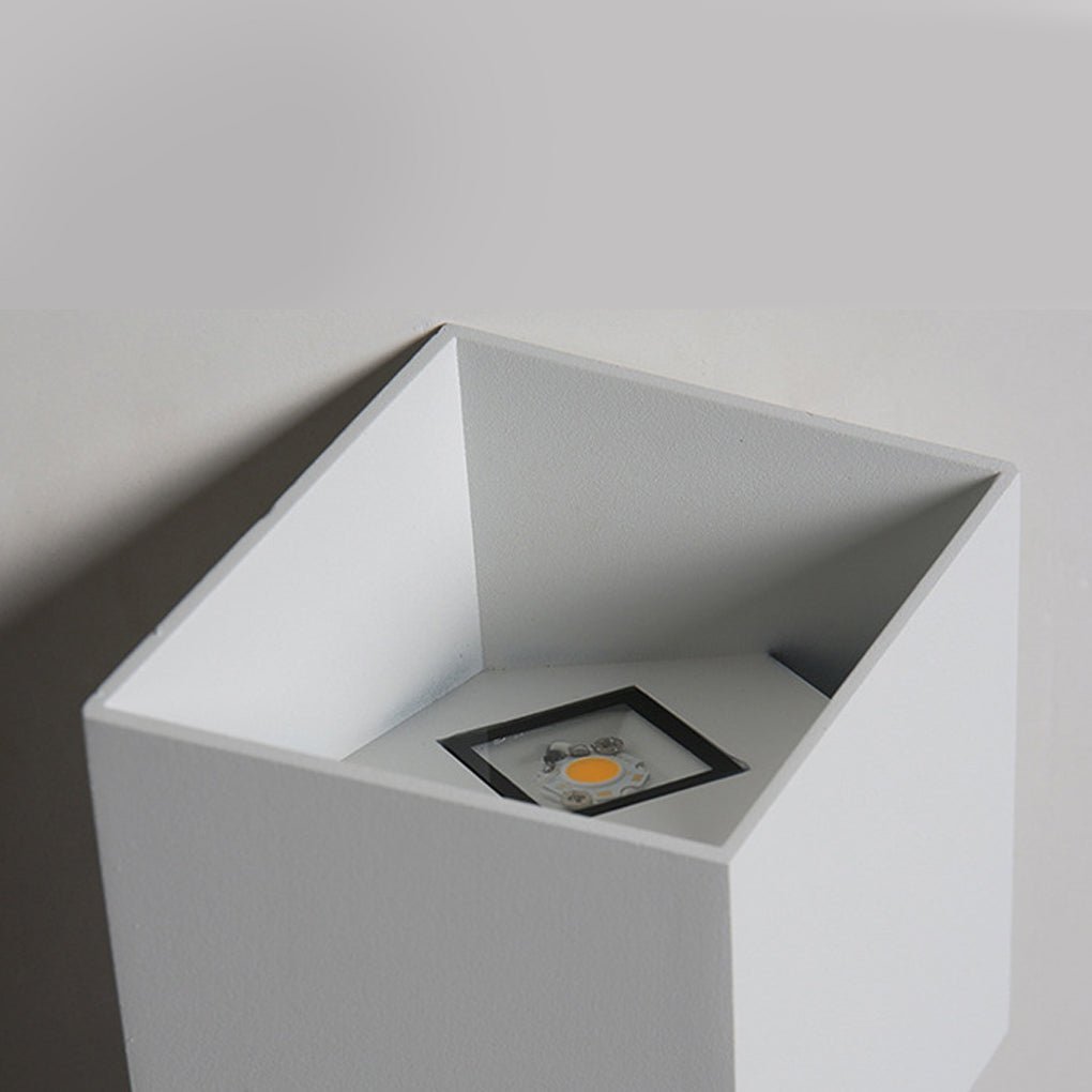 Square Waterproof up and down Lighting LED Modern Outdoor Wall Lights-Lighom
