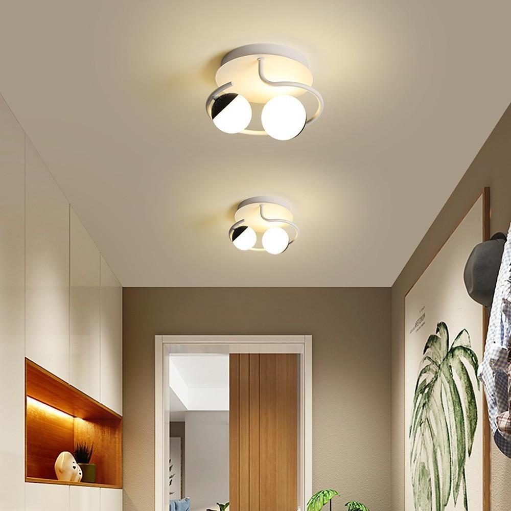 2-Light Globe LED Nordic Flush Mount Ceiling Light