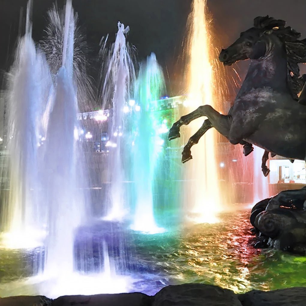Vibrant LED Ring Pool Lights Waterproof and Colorful Fountain Illumination-Lighom