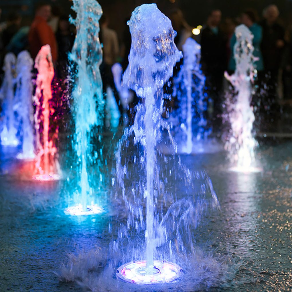 Vibrant LED Ring Pool Lights Waterproof and Colorful Fountain Illumination-Lighom
