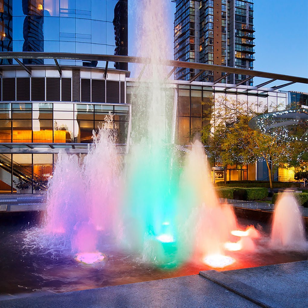 Vibrant LED Ring Pool Lights Waterproof and Colorful Fountain Illumination-Lighom