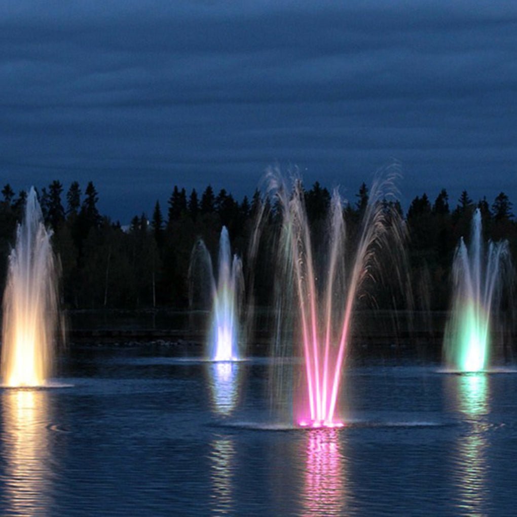 Vibrant LED Ring Pool Lights Waterproof and Colorful Fountain Illumination-Lighom