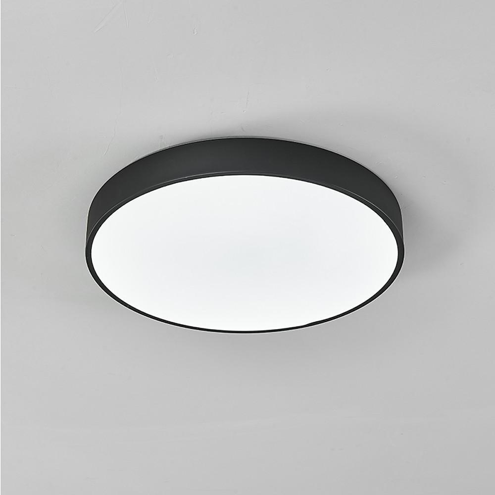Ultra-thin Round LED Modern Ceiling Lights Flush Mount Lighting-Lighom
