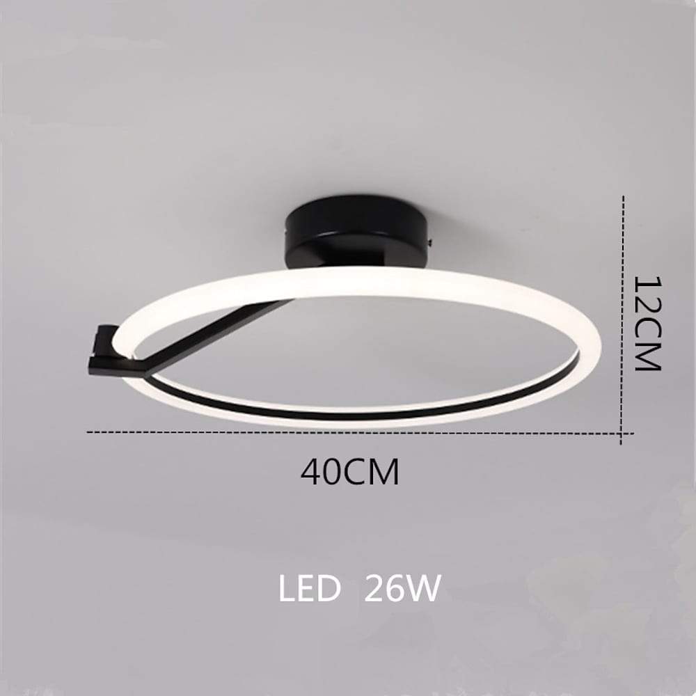 Rings Flush Mount Ceiling Light Abitrary LED Light-Lighom