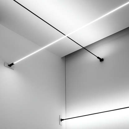 Rotatable Skyline Linear LED Lights Slim Steel Line Ceiling Light-Lighom