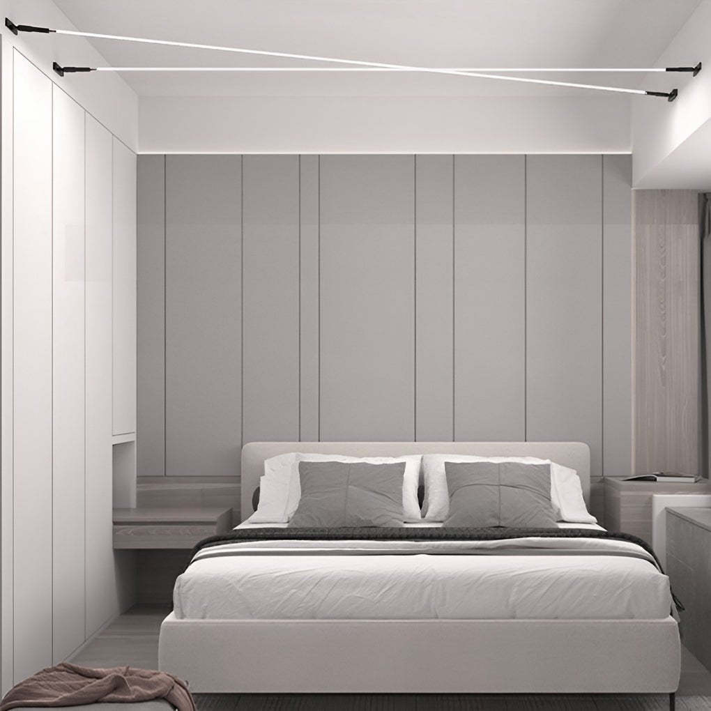 Rotatable Skyline Linear LED Lights Slim Steel Line Ceiling Light-Lighom