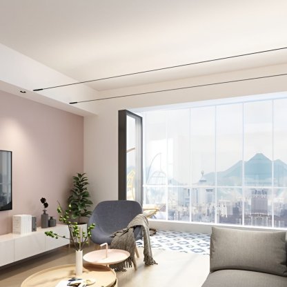 Rotatable Skyline Linear LED Lights Slim Steel Line Ceiling Light-Lighom