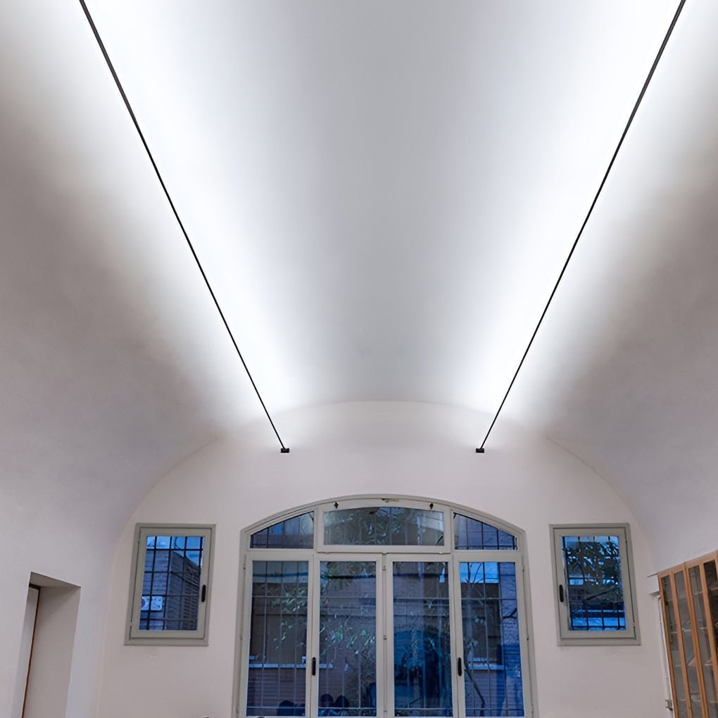 Rotatable Skyline Linear LED Lights Slim Steel Line Ceiling Light-Lighom