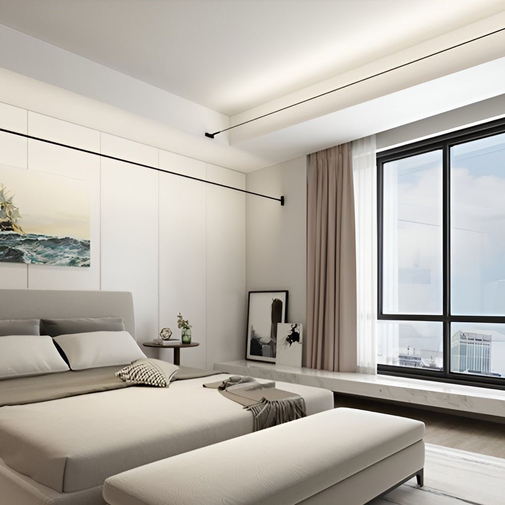Rotatable Skyline Linear LED Lights Slim Steel Line Ceiling Light-Lighom