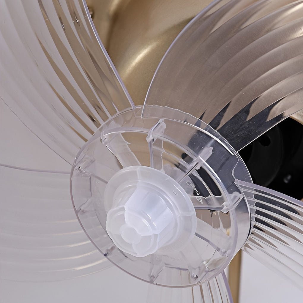 Round 360�� Rotating Dimmable LED Silent Ceiling Fan Light with Remote Control-Lighom