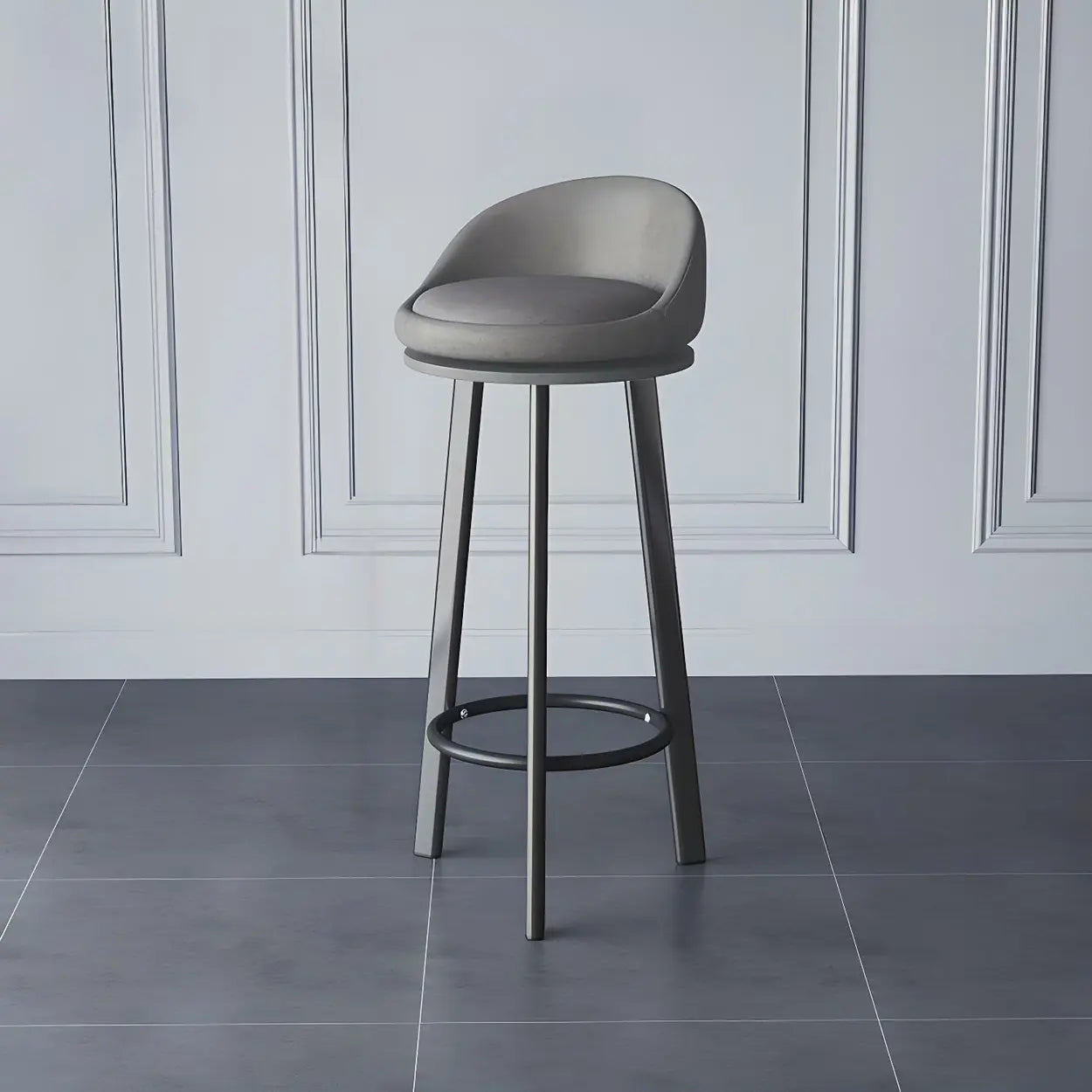 Fabric Tripod Bar Stool