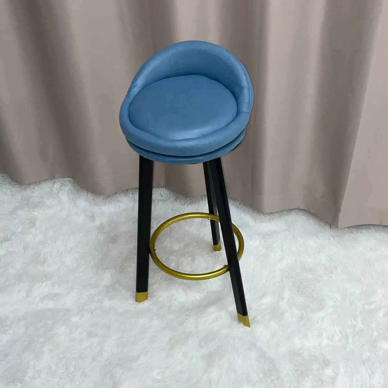 Fabric Tripod Bar Stool