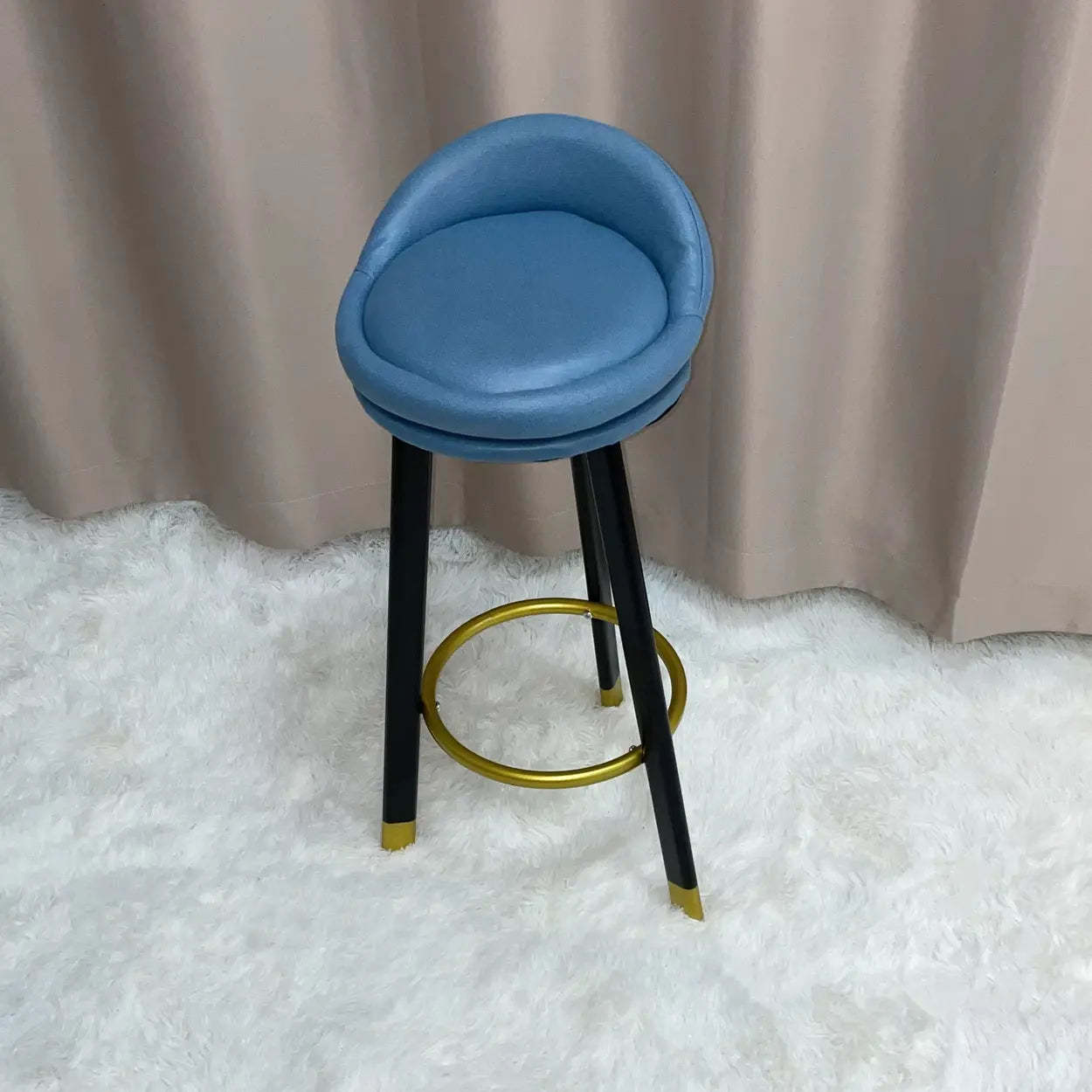 Fabric Tripod Bar Stool