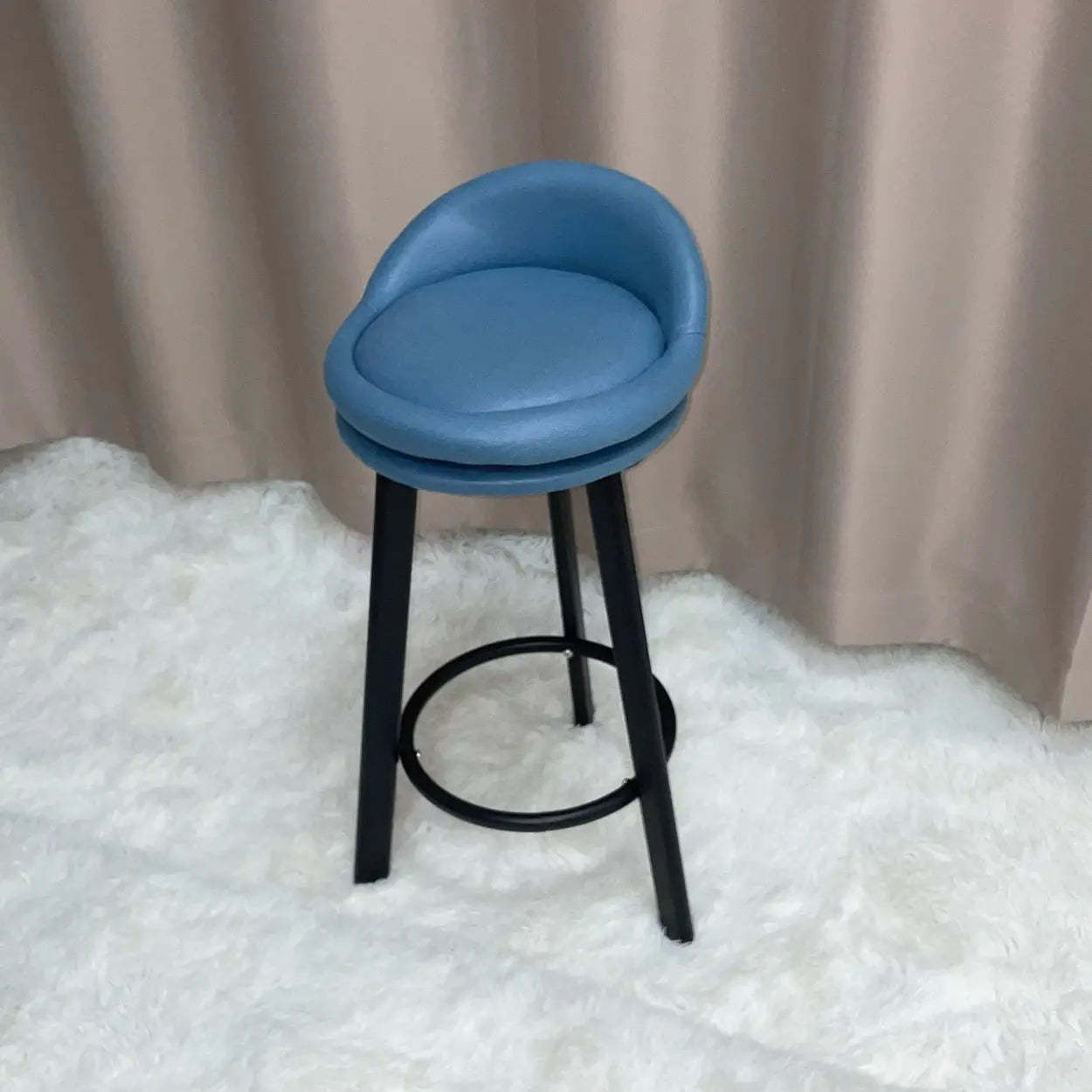 Fabric Tripod Bar Stool