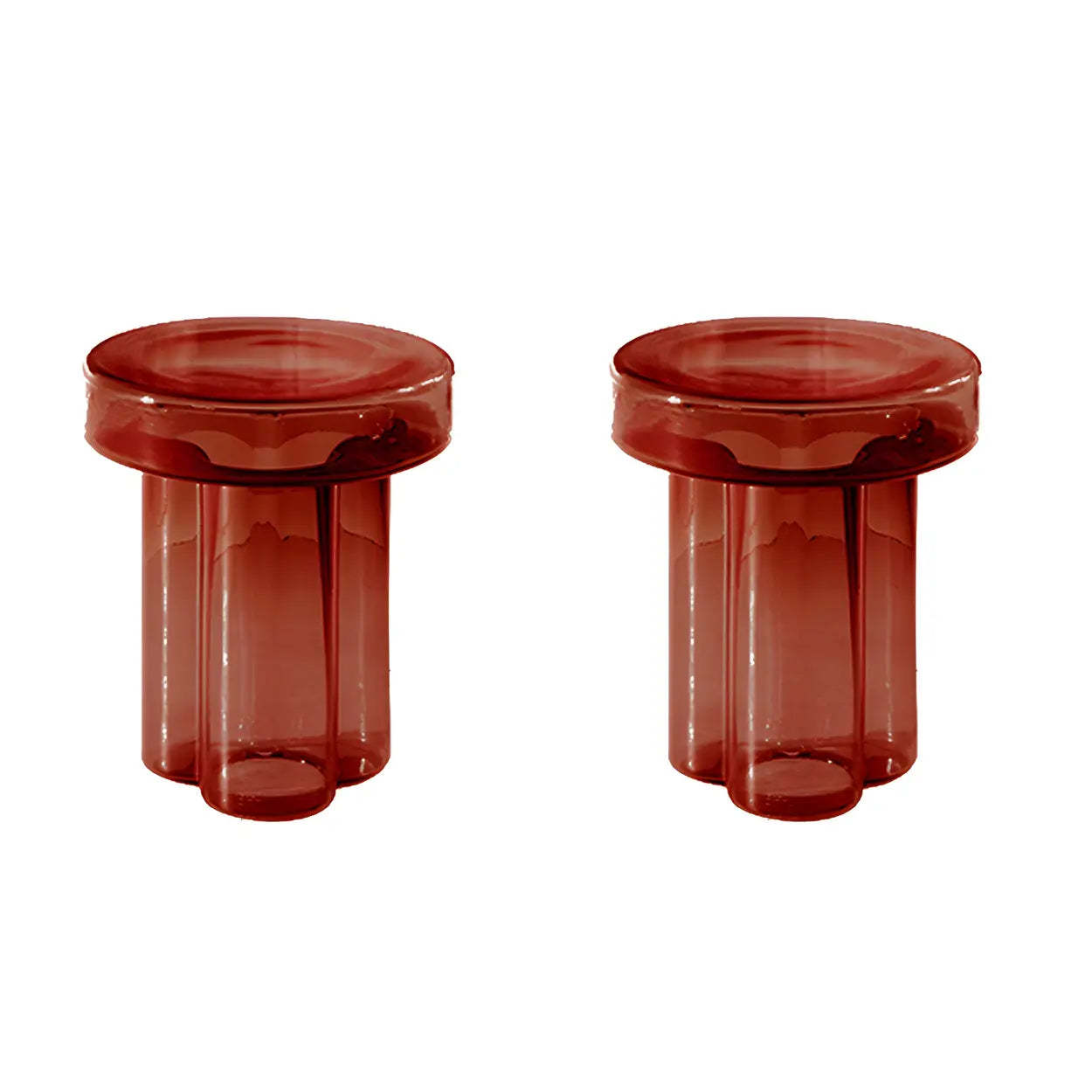 Modern pedestal decorative green glass display cabinets, Lighom